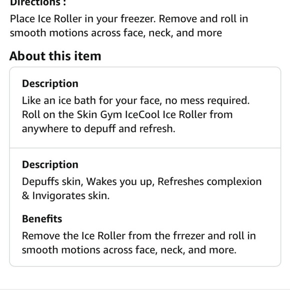 Skin Gym IceCool Ice Roller Face Massager - Picture 6 of 7